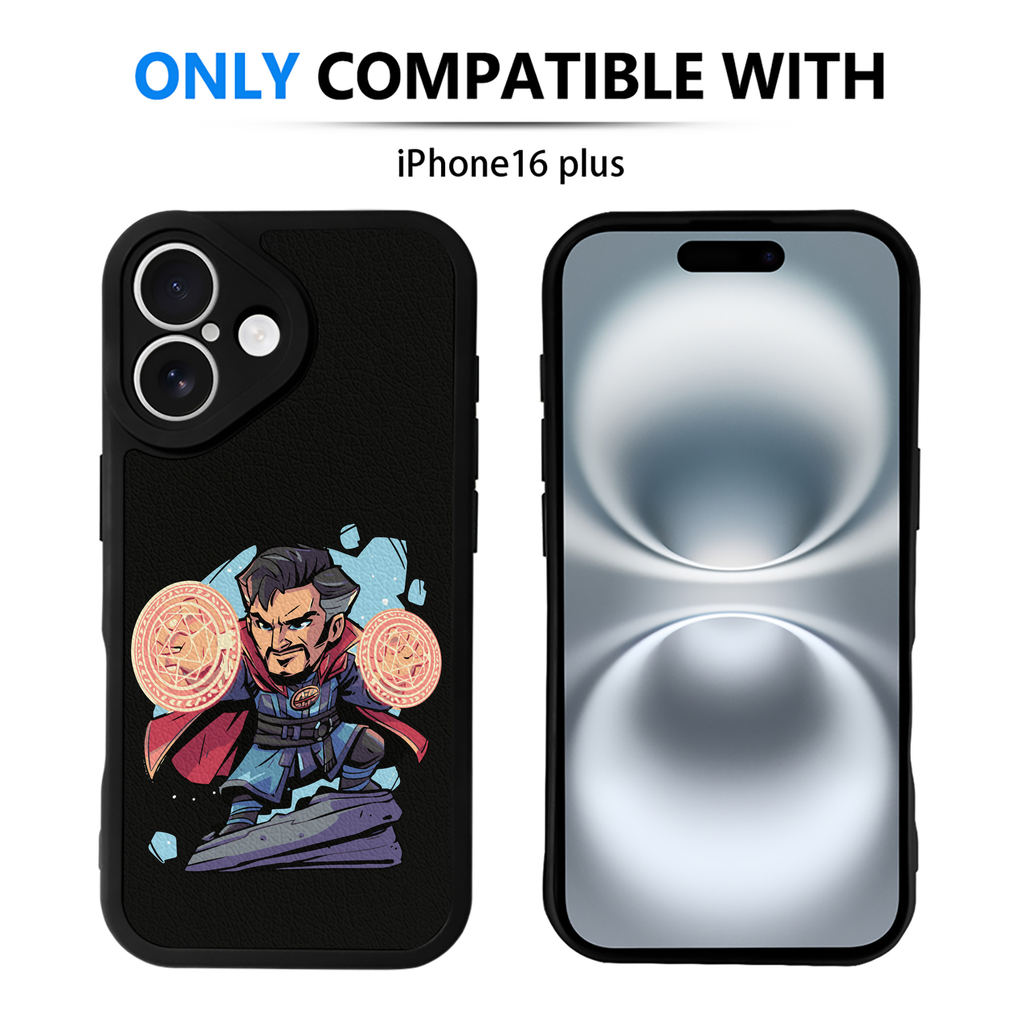 （画像用） アベンジャーズ The Avengers 【iPhone 16シリーズ対応】シリコンスマホケース（レザー調） 材質：シリコン